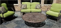Patio Set with Table, Cushions and Pillows