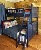 Pottery Barn Blue Bunk Beds
