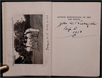 John D. Rockefeller's Reminiscences [SIGNED]