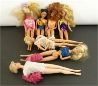 Lot of (7) Barbie Dolls - All Dated 1966
