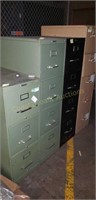 4 File cabinets
