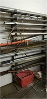 Heavy  Duty metal rack with contents