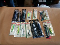 15 Various fish baits: Yo-zuri  Tsunami etc