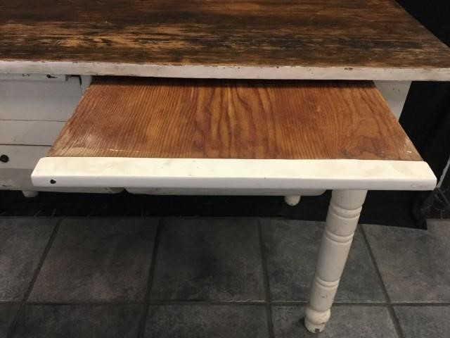 Farmhouse Possum Belly Bakers Table, Possum Belly Kitchen Island