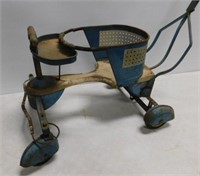 Antique Metal Baby Stroller