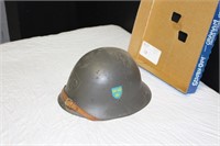 Swedish WWII M21 High Top Steel Helmet
