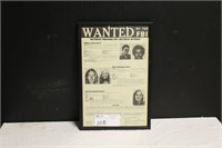 FBI Wanted Poster, Patricia Hearst