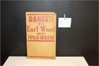 Vintage Cardboard Advertisement