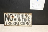 Old NO Trespassing Sign