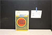 Metal Lucky Strike Cigarette Sign