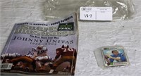 Johnny Unitas Sports Illustrated and Football Card