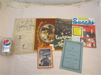 Brochures et revues anciennes sur les chants