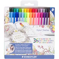 Staedtler Triplus Fineliner Color Pen Set, 36-Pk