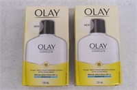 (2) Olay Complete Daily Moisturizing Lotion, 120mL