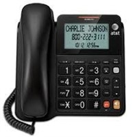 AT&T CL2940BK Corded Speakerphone with Large