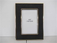 SEARS 4"X6" Picture Frame Black W/ Gold