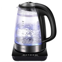 KINDEN Borosilicate Glass Electric Kettle with BPA