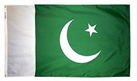 Pakistan Flag 3x5 ft. Nylon SolarGuard Nyl-Glo