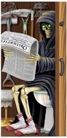 (2) Beistle 22 Grim Reaper Restroom Door Cover,