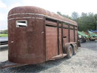1977 Diamond cattle trailer 16'