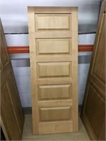 5-Panel Solid Slab Door
