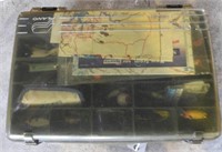 Lot # 2511 Tackle box and contents full of