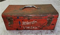 Small Metal Milwaukee Box With Tape