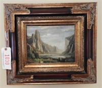 Lot # 1030 Framed Oil on canvas of the Grand