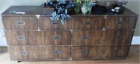 Lot # 1043 Contemporary 7 drawer dresser with