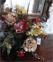 Lot # 1021 Beautiful faux floral center piece