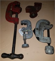 3 Various Size Pipe Cutters & Bender