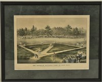 Currier & Ives Baseball Print