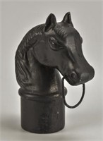 Cast Iron Horse Head Hitching Post Topper