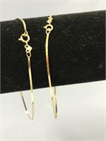 Lot of 2, very dainty and delicate 14kt gold brace