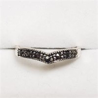 Sterling Silver Marcasite   Ring (~Size 7)