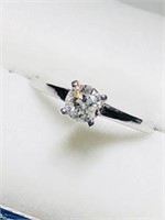 10KT Gold Diamond(0.40ct) Ring, Made in Canada.