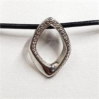 Sterling Silver Diamond  Necklace