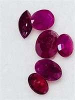 Genuine Natural Rubies(Approx 1.5ct) Assorted