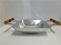 Unique Metal Serving Bowl
