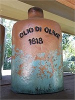 Olio Di Olive 1818 Earthenware Jug