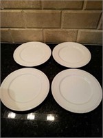Four Stoneware Sur la Table Plates