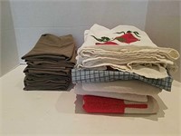 Assorted Linens and Towels