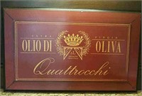 Olio Di Oliva Wooden Plaque