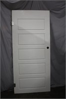 Door with Silver Hinges 80" x 36"