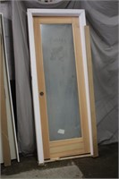 Framed Glass Pantry Door