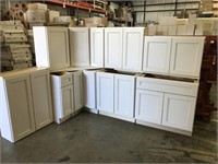 Brookside Ivory Kitchen Cabinet Set