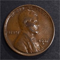 1931-S LINCOLN CENT  XF