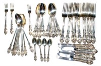 Gorham Sterling "La Scala" Flatware Service, 53