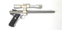 Ruger Mark II Target Pistol Stainless .22 LR
