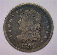 1835 Capped Bust Silver Half Dime Good G